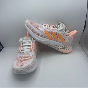 Adidas Women's 4DFwd Pulse "White Flash Orange Peach GX2984 Size 7,7.5,8,8.5,9
